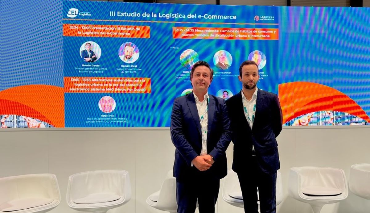 Ramón García, CEL y Romain Cical, NTT DATA. Foto: CEL/NTT DATA