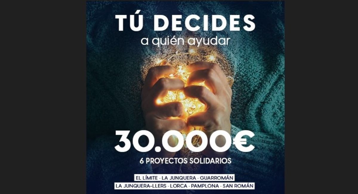 Campaña solidaria "Tú decides". Foto: Andamur