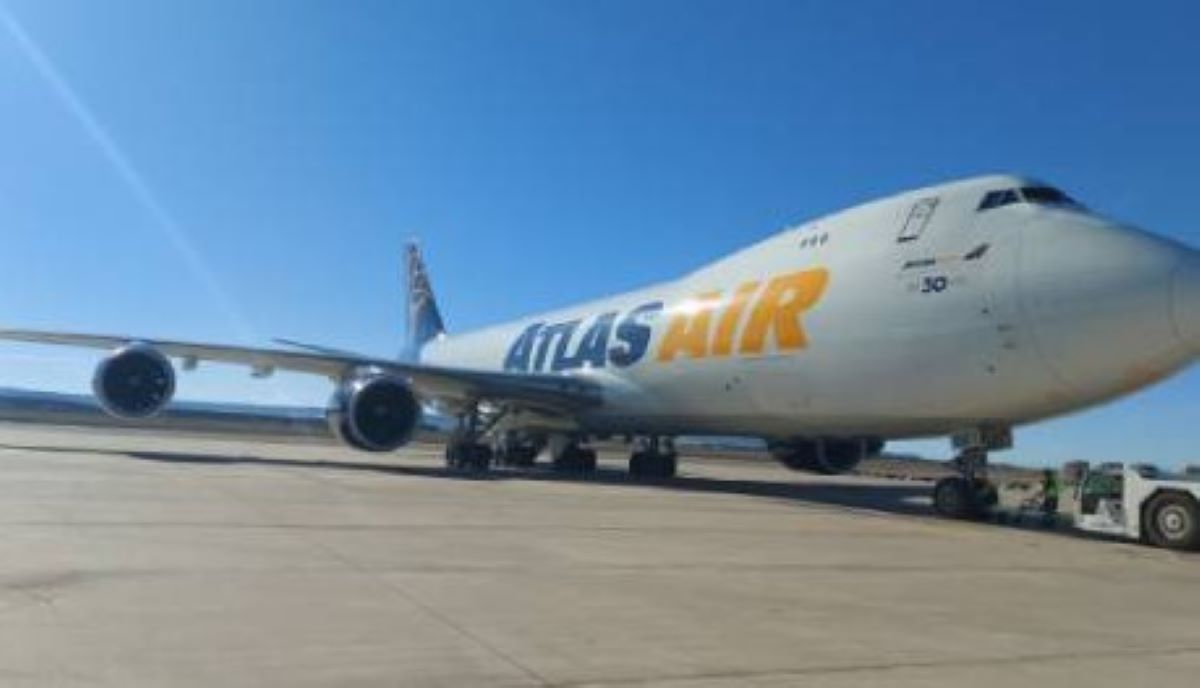 Un avión de la aerolínea Atlas Air. Foto: Repsol