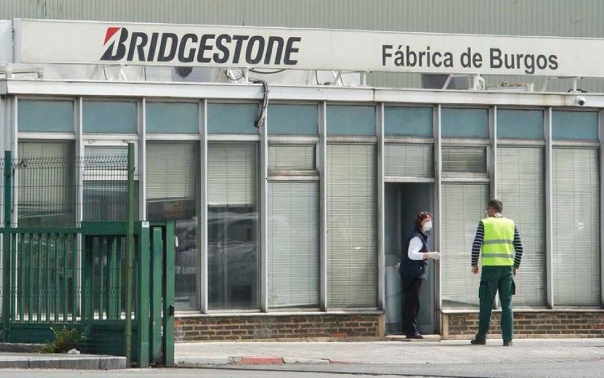 Imagen de la fábrica de Bridgestone en Burgos. Foto de archivo