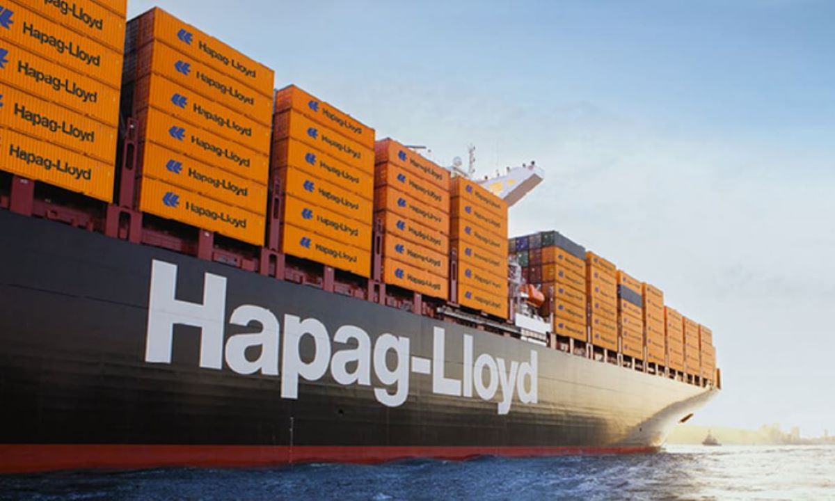 Imagen de archivo de un buque portacontenedores de Hapag-Lloyd