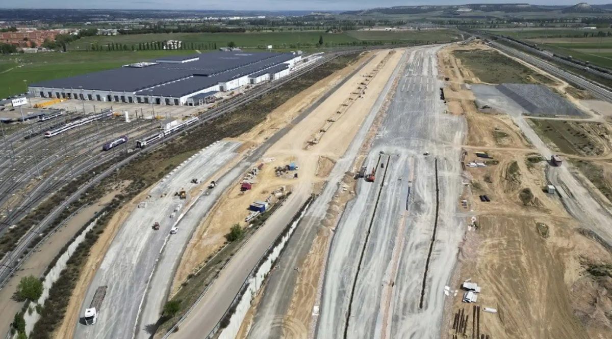 Imagen del nuevo Complejo Ferroviario de Valladolid. Foto: Adif