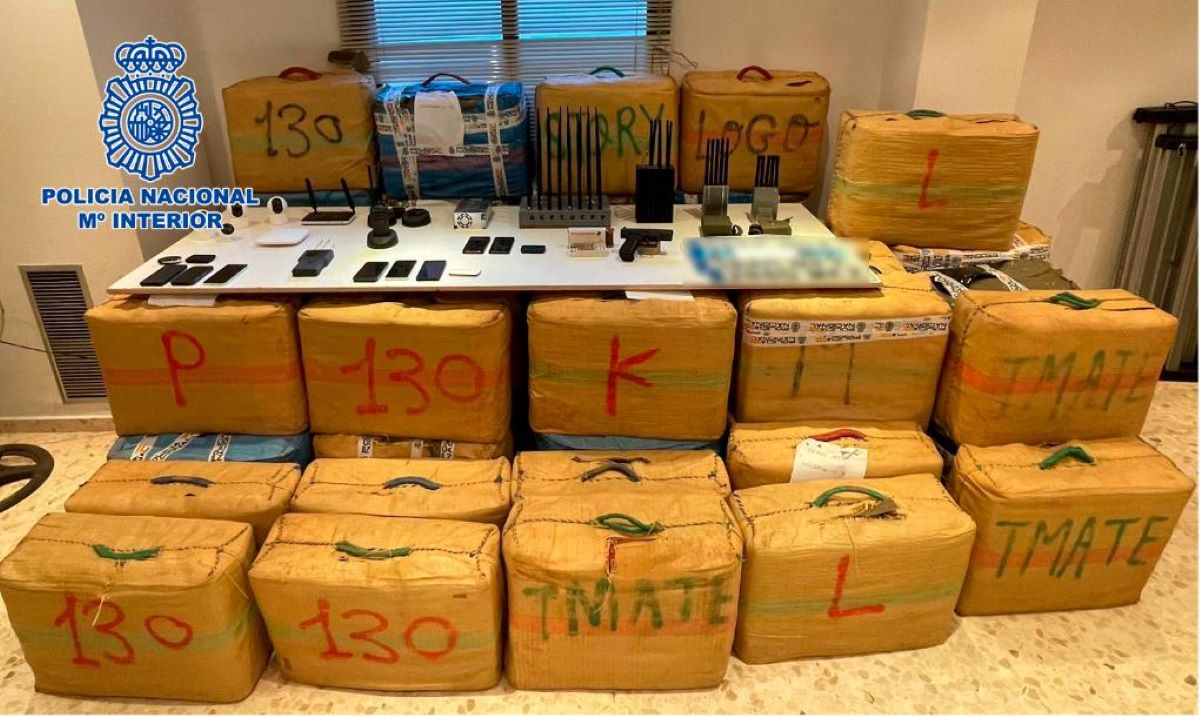 Imagen de la droga incautada. Foto: Policía Nacional