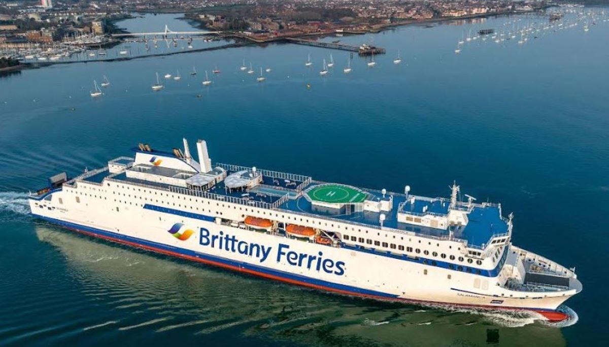 Imagen de un buque de Brittany Ferries. Foto: Brittany Ferries