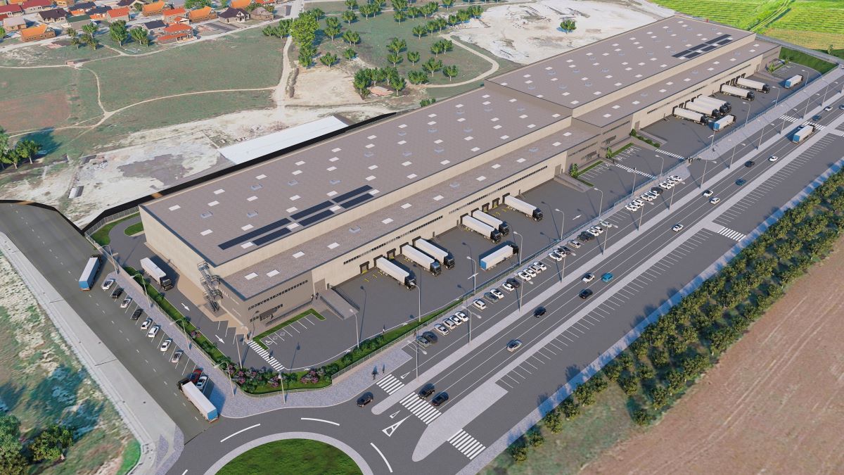 Imagen de la nave logística en Ódena. Foto: Cushman & Wakefield