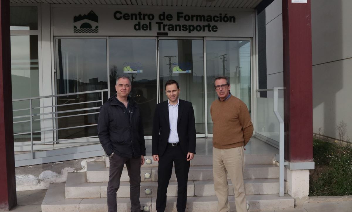 Imagen de la visita al Centro de Formación del Transporte de La Rioja. Foto: Gobierno de La Rioja