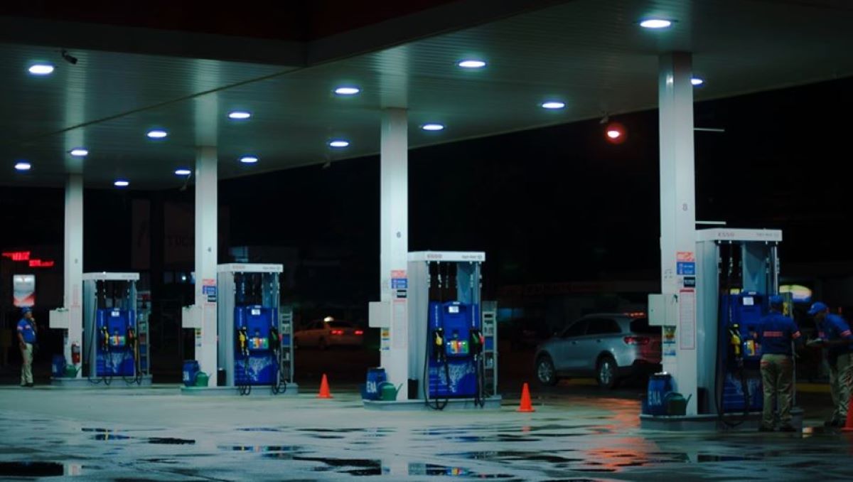 Imagen de una estación de servicio: Foto: Alquiber