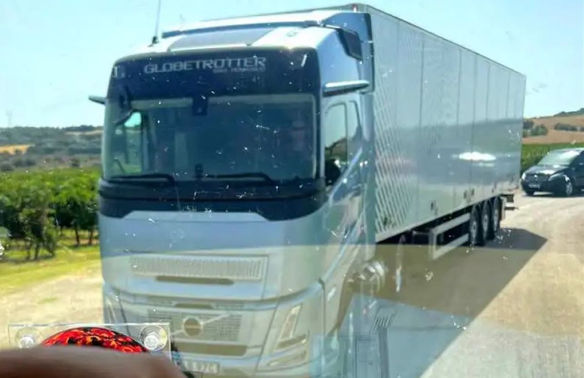 Fotografía realizada por el camionero de los Países Bajos Davey Jongbloed
