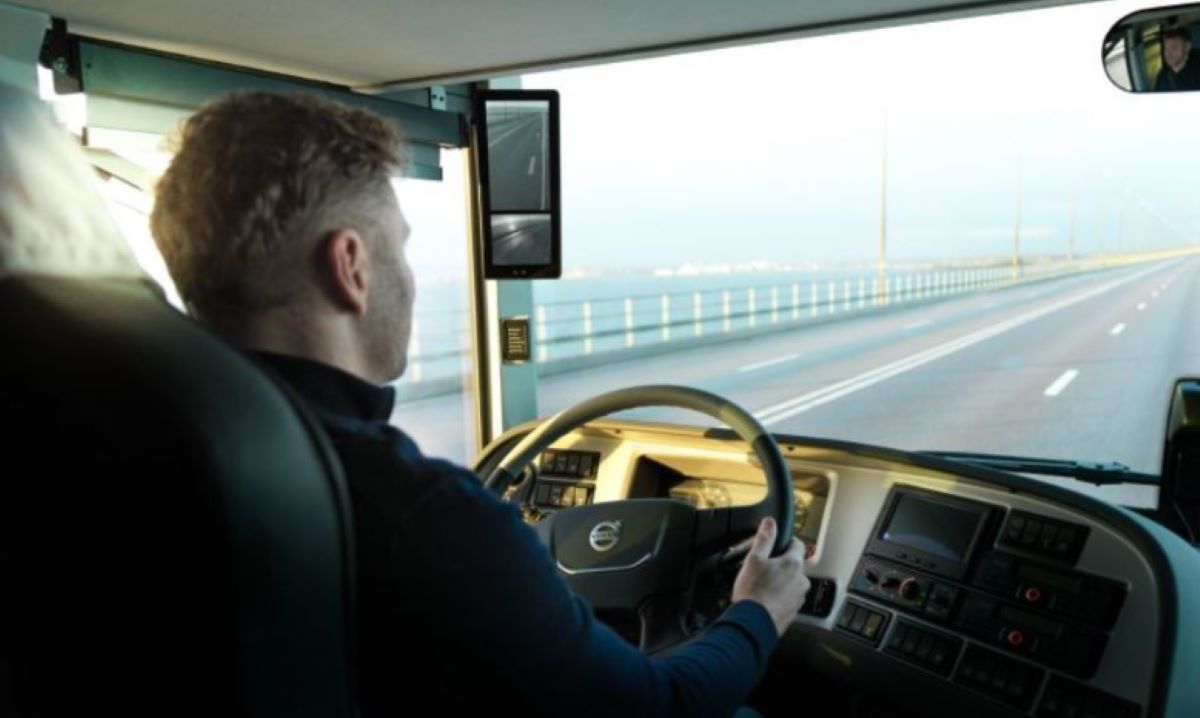 Imagen de un conductor profesional Foto: Volvo Buses