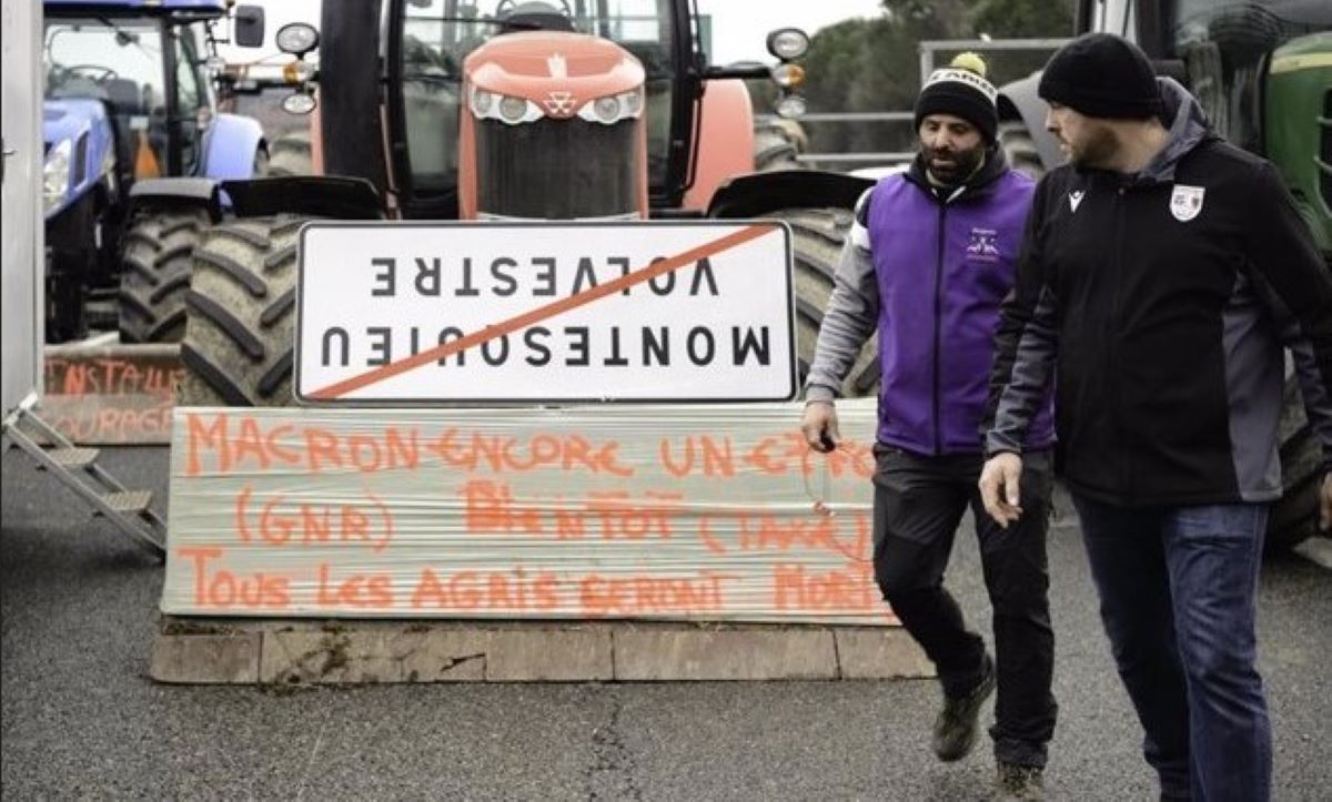 Movilizaciones agrarias en Francia. Foto: Europa Press