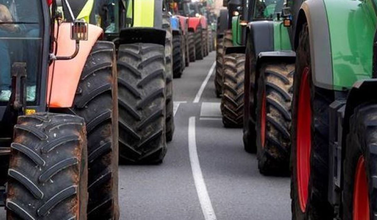 Imagen de archivo de una protesta de agricultores