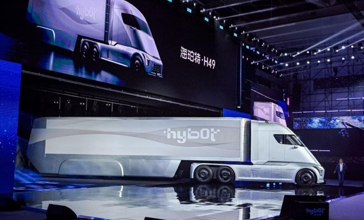 Imagen del camión de hidrógeno de Hybot Truck. Foto: Jianwu
