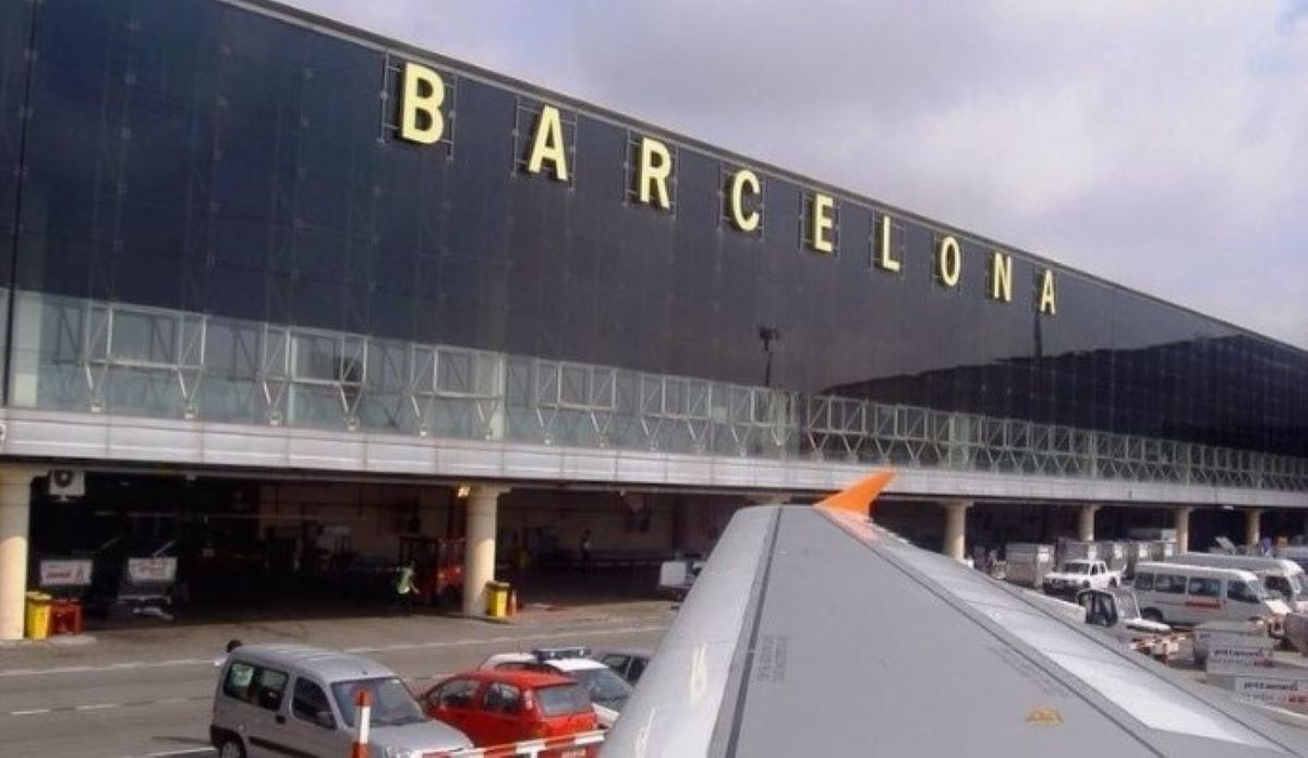 Imagen del aeropuerto de Barcelona. Foto de archivo