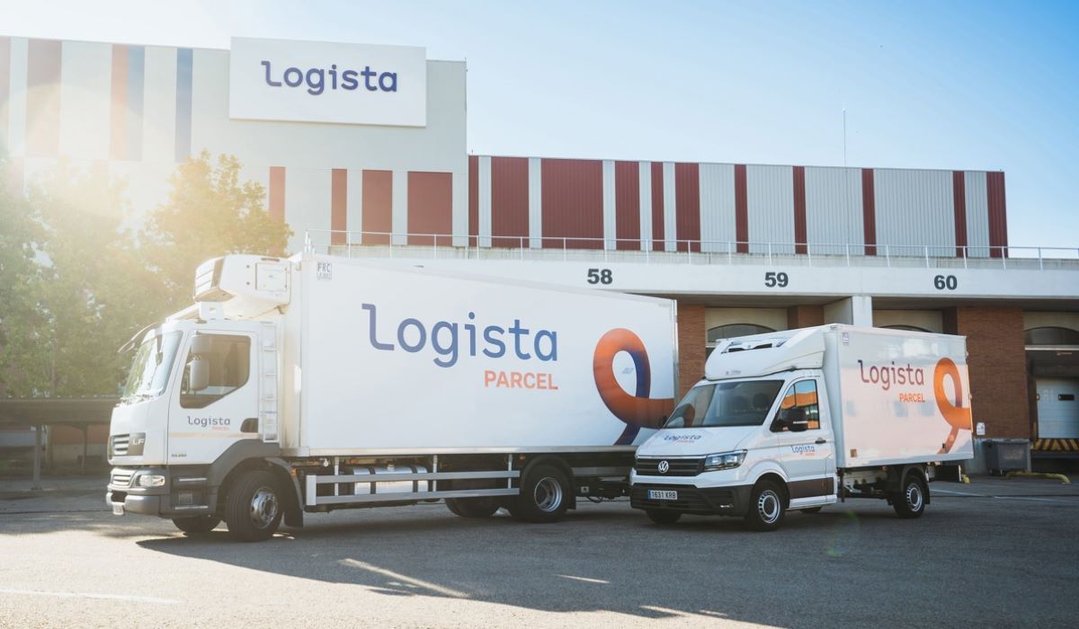 Imagen de vehículos de Logista Parcel. Foto: Logista