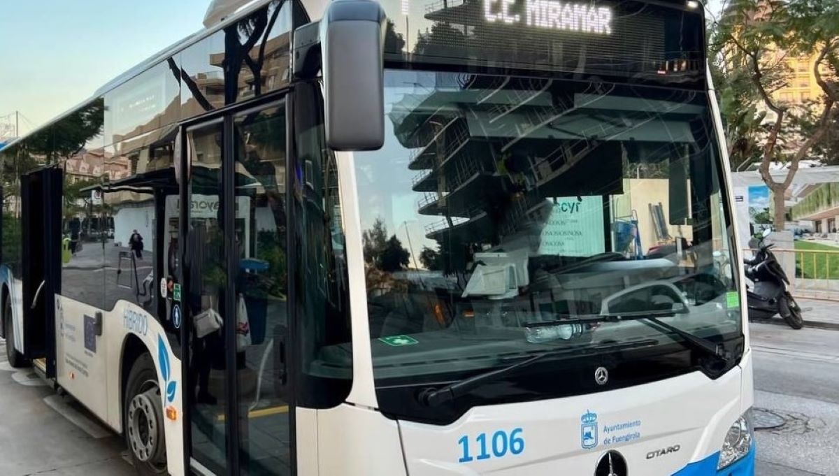 Imagen de un autobús de transporte urbano de Fuengirola. Foto archivo Ayuntamiento de Fuengirola