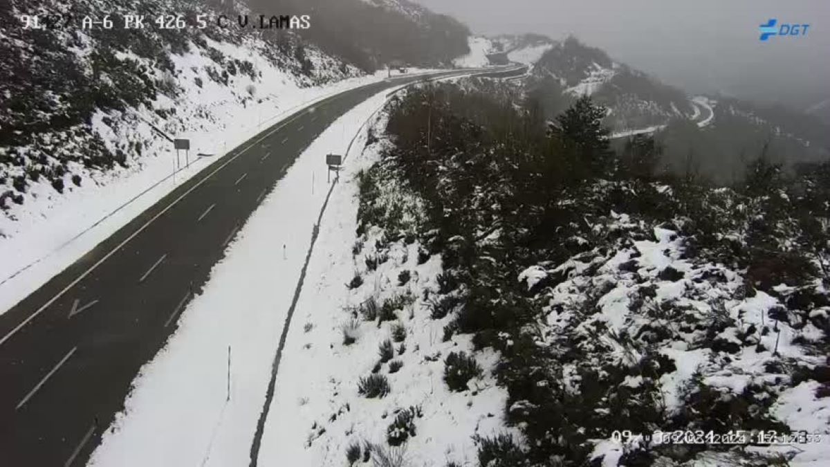 Imagen de la A-6. Foto: DGT
