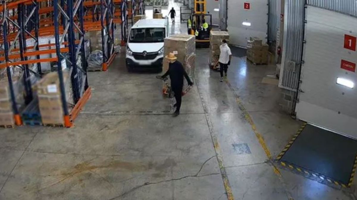 Imagen de la empresa logística. Foto: Guardia Civil