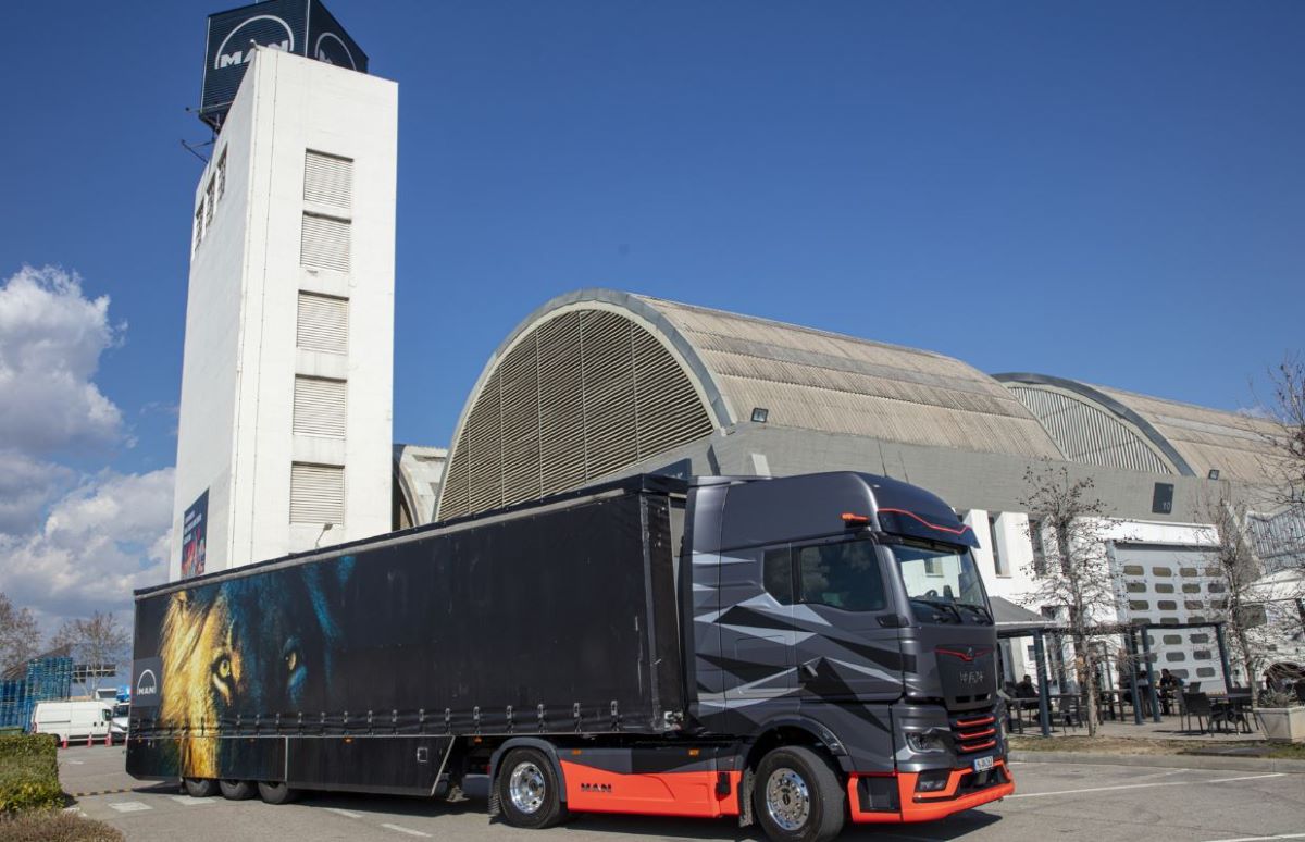 Imagen del camión eléctrico MAN eTruck. Fotos: MAN Truck & Bus Iberia