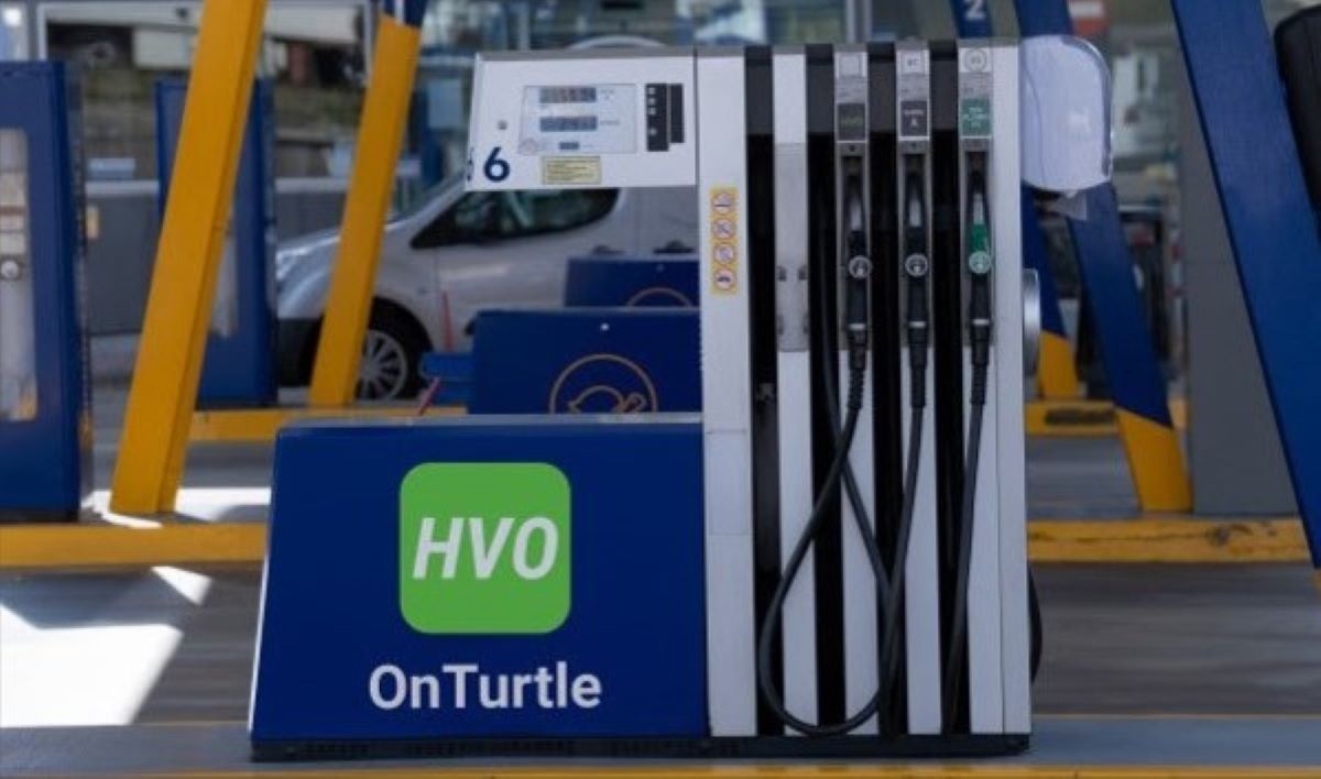 Imagen de un surtidor de HVO. Foto: OnTurtle