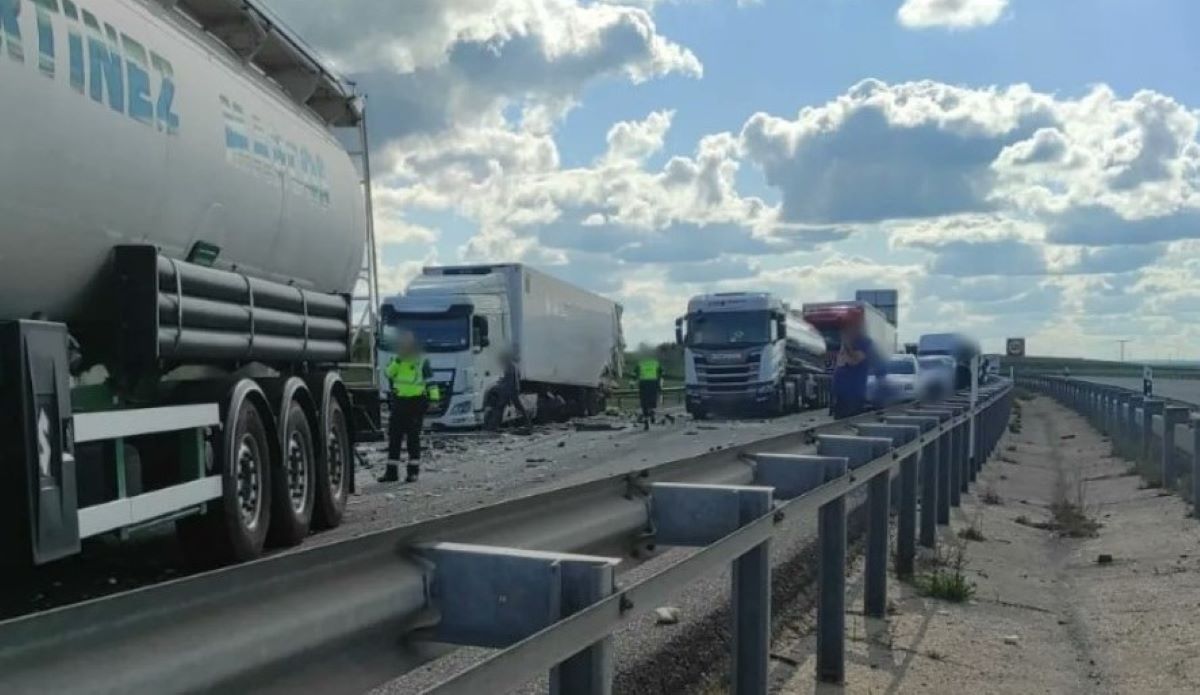 Imagen del accidente. Foto: Policía Local de Burgos