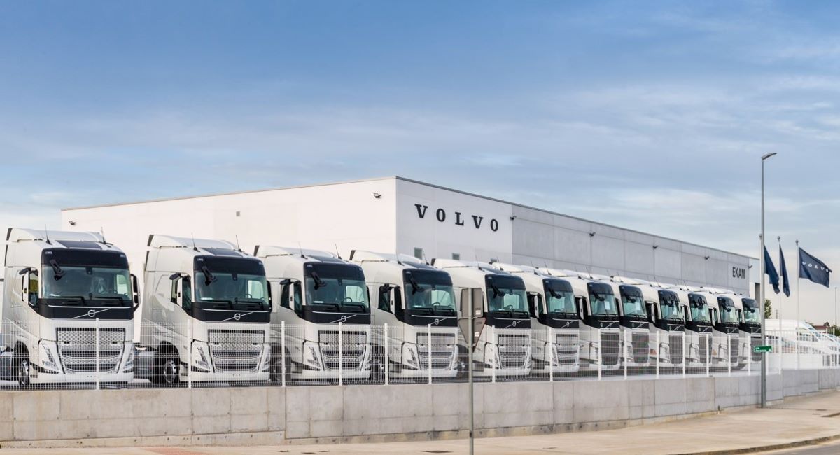 Imagen de las nuevas instalaciones de EKAM en Asturias. Fotos: Volvo Trucks