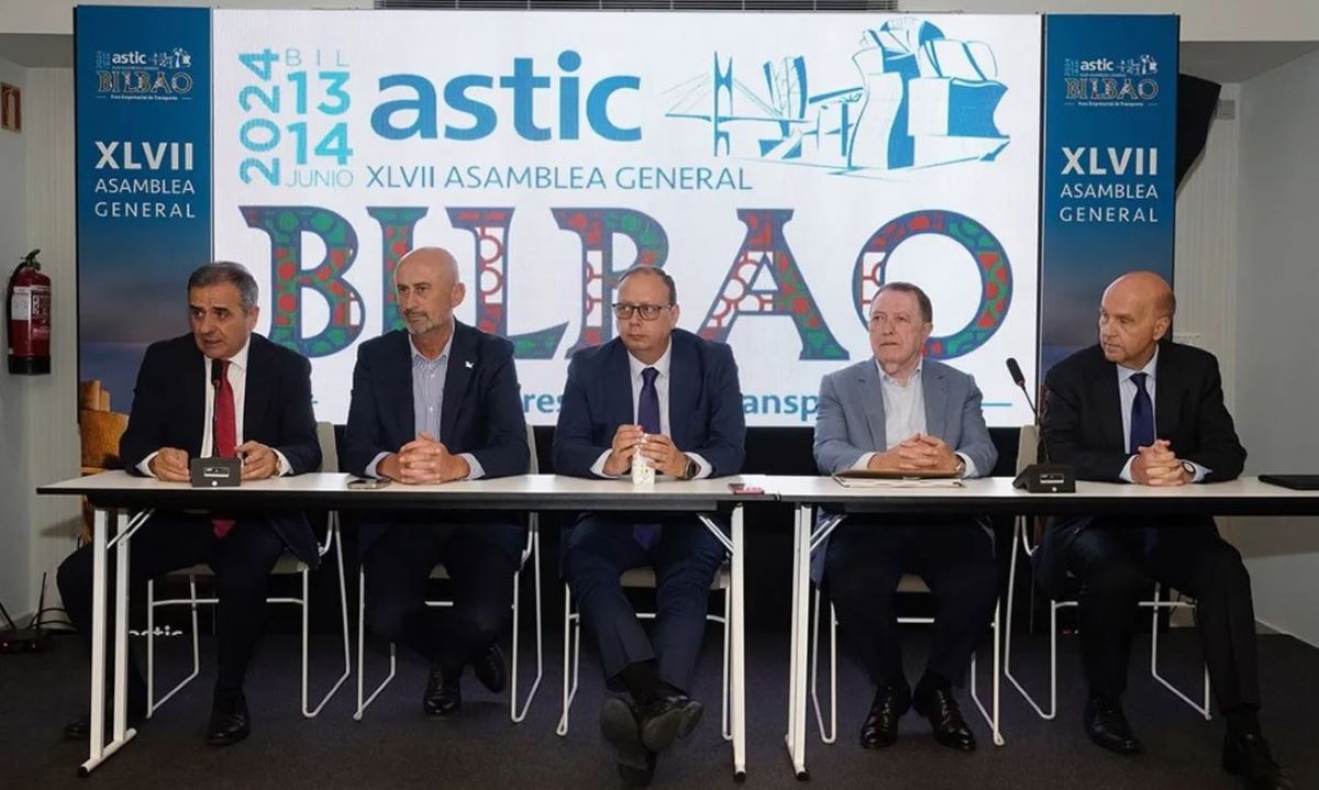 Imagen de la rueda de prensa de ASTIC. Foto: Diario de Transporte