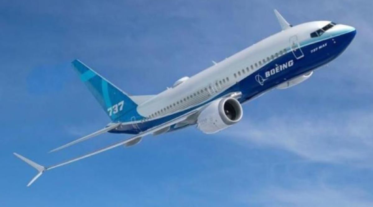 Imagen de un avión Boeing 737. Foto de archivo