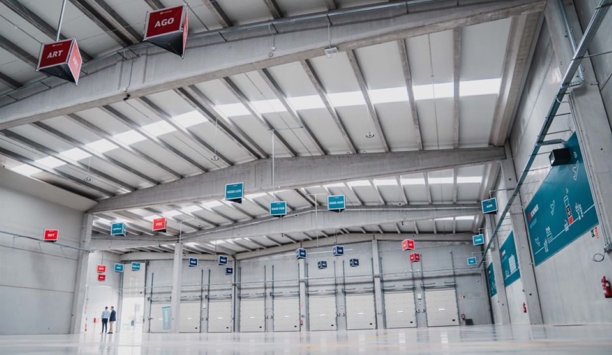 Imagen de la nueva plataforma logística. Foto: DB Schenker