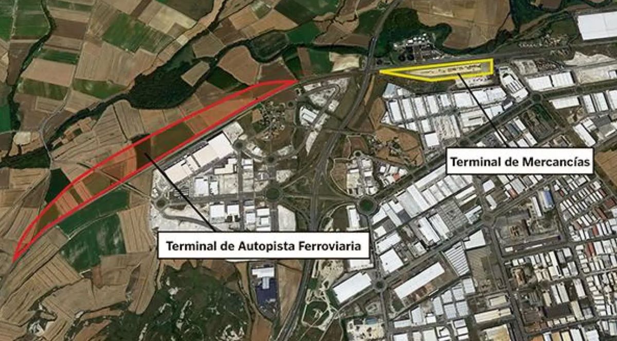 Imagen del nuevo nodo de Jundiz. Foto: Ministerio de Transportes y Movilidad Sostenible