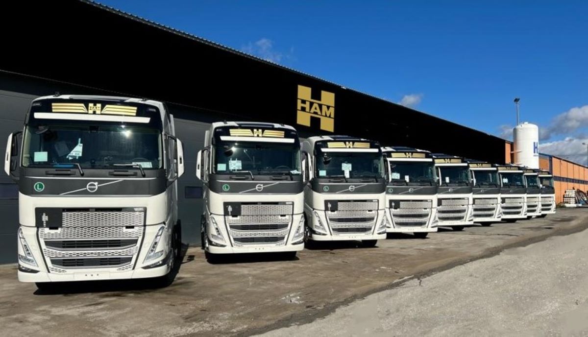 Camiones del Grupo HAM. Foto: Webfleet