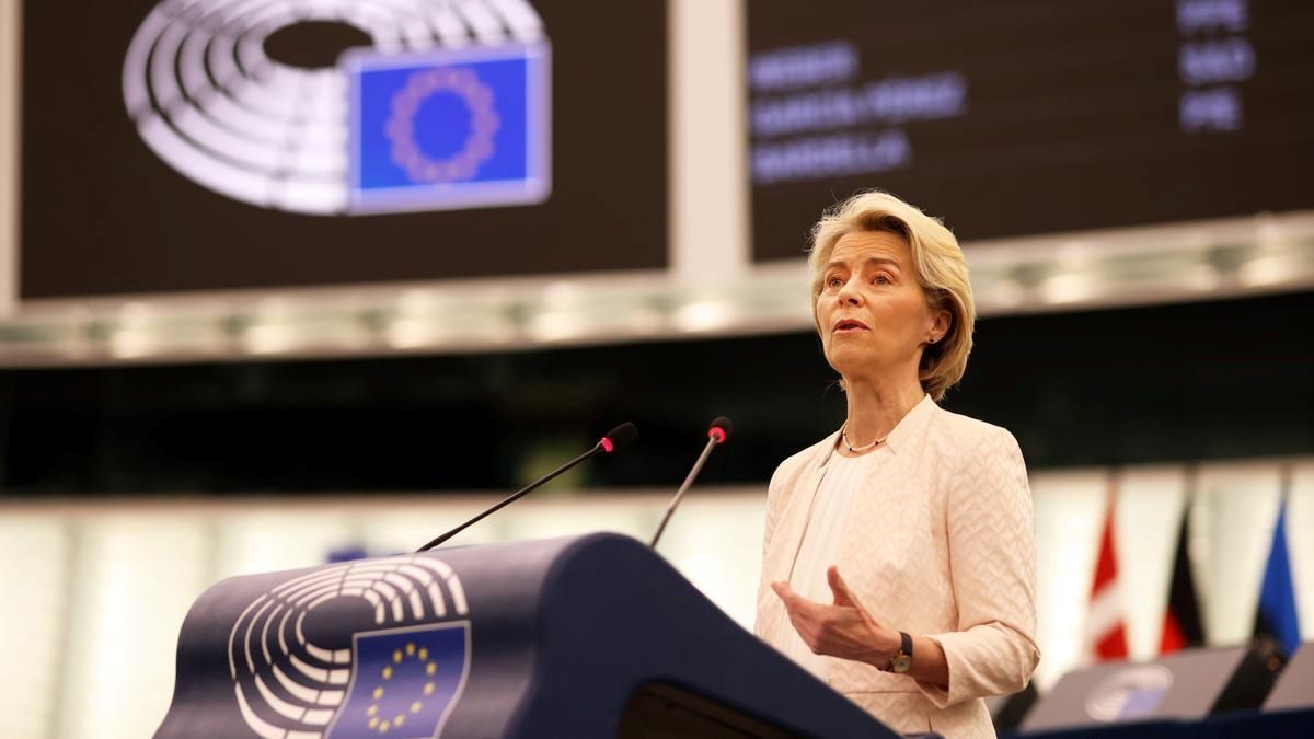 Imagen de Ursula von de Leyen. Foto de archivo