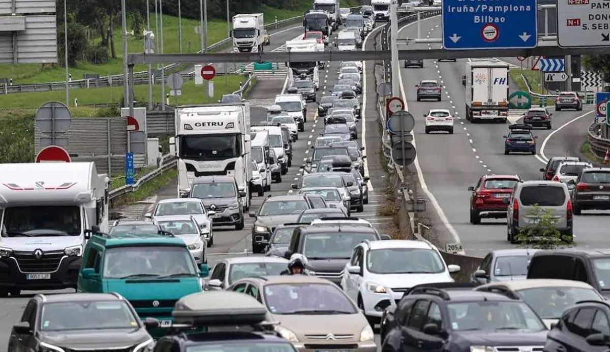 Imagen de las retenciones en la AP-8