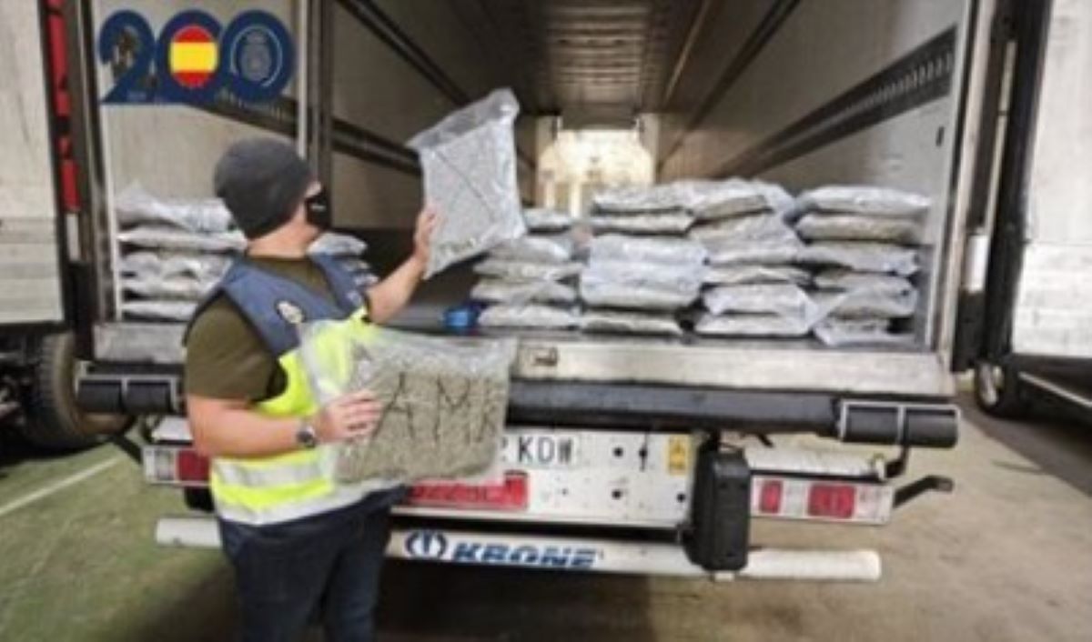 Imagen de la droga incautada. Foto: Policía Nacional