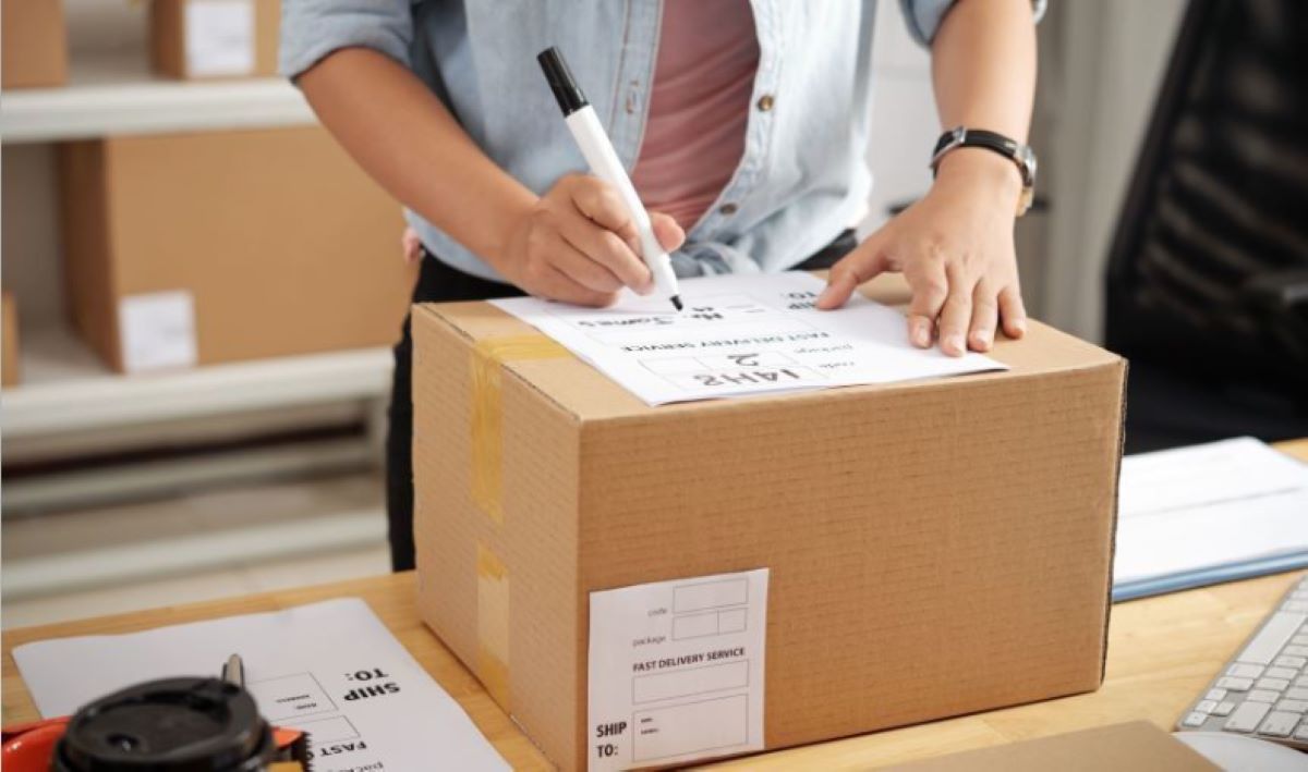 Imagen de archivo de una devolución de ecommerce