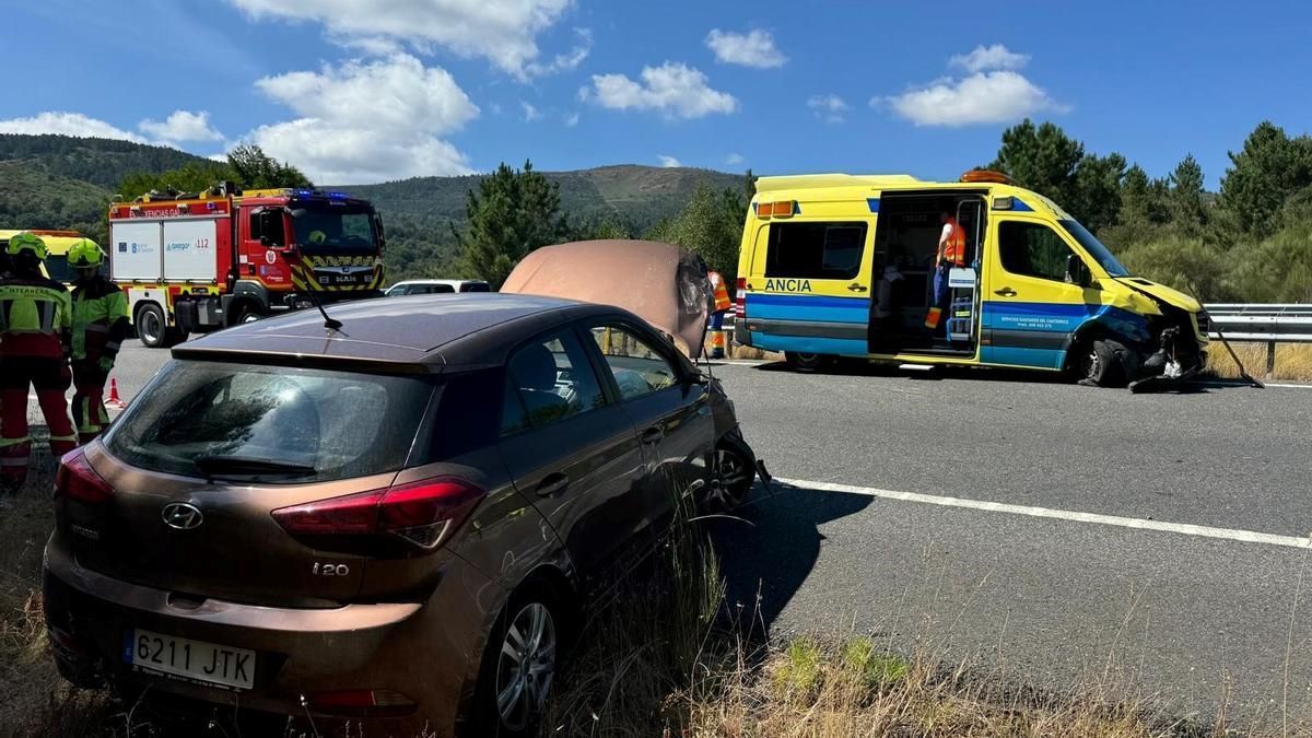 Imagen de accidente. Foto: TVG