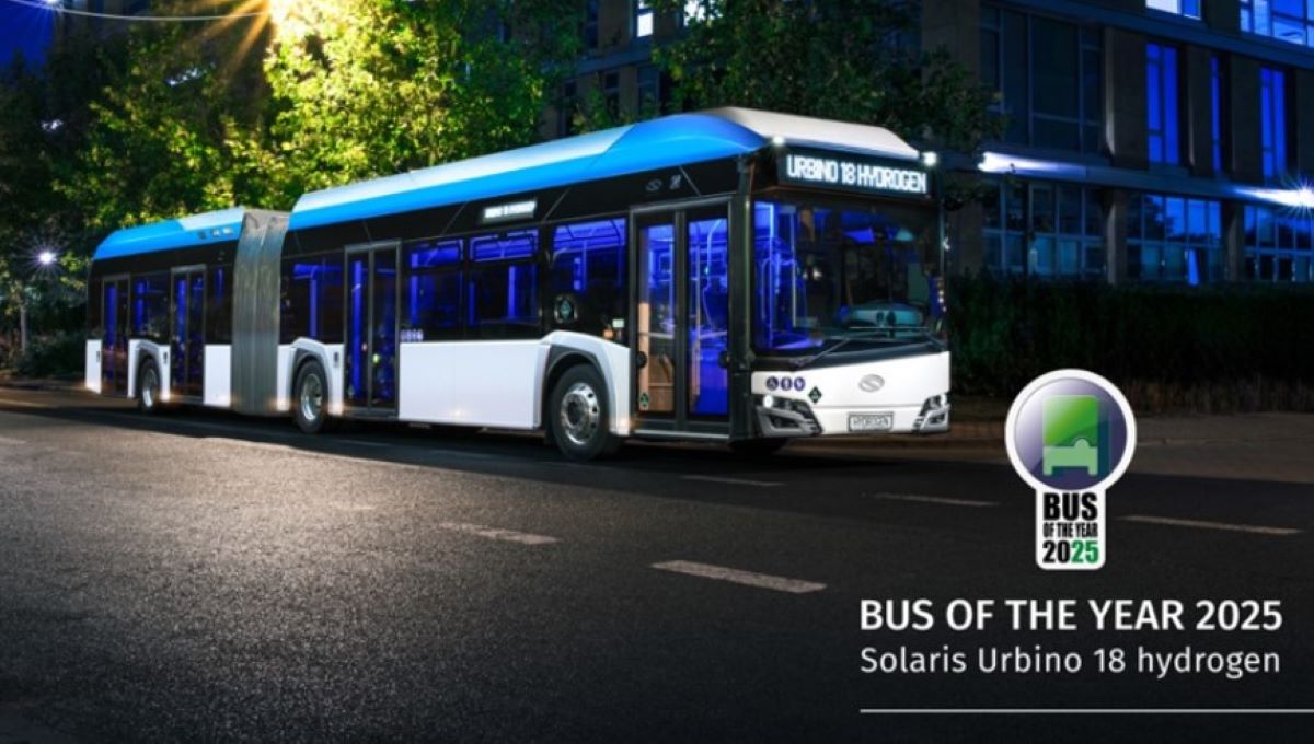 Autobús Urbino 18 de hidrógeno. Foto: Solaris