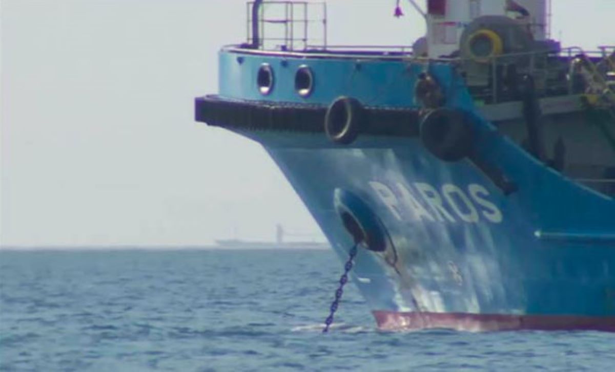 Imagen del buque "Paros". Foto: Canal Sur