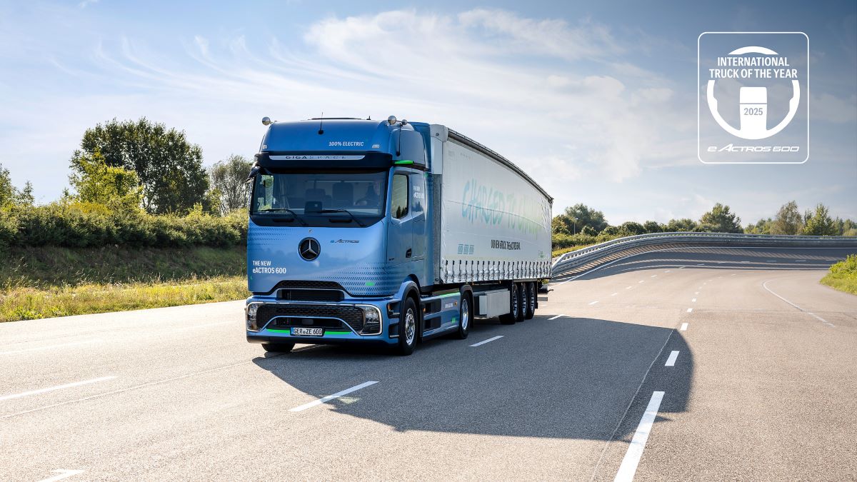 Camión Mercedes-Benz eActros 600. Foto: Daimler Truck