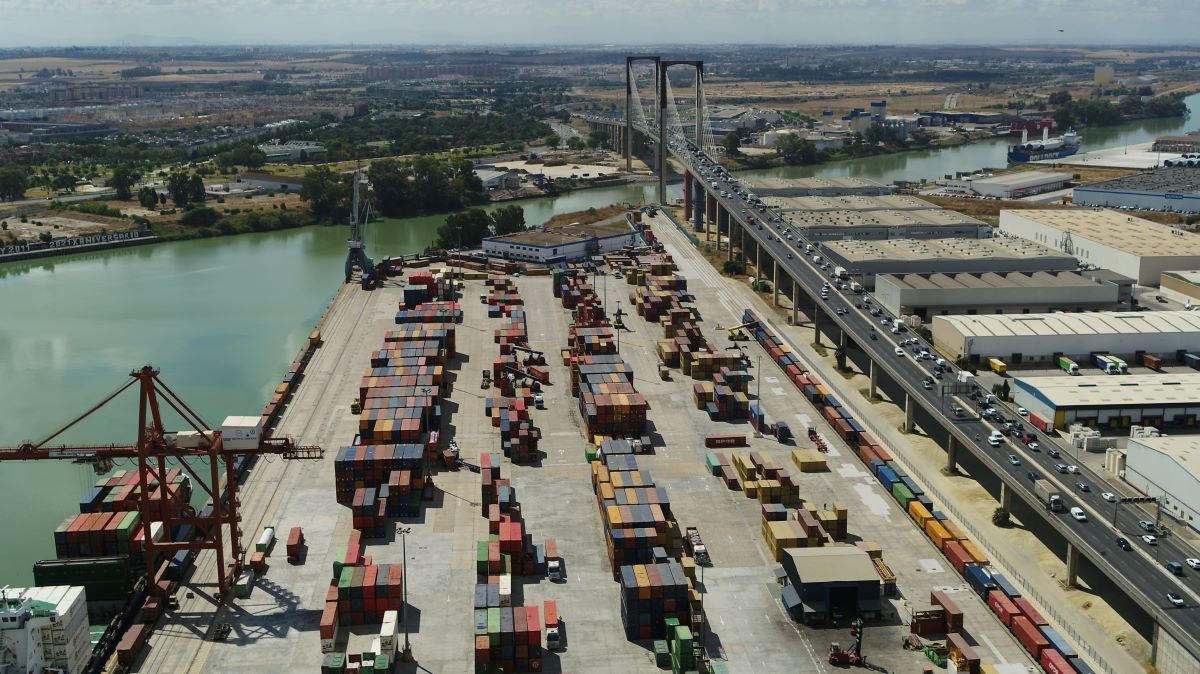 Imagen del puerto de Sevilla. Foto: Puertos del Estado