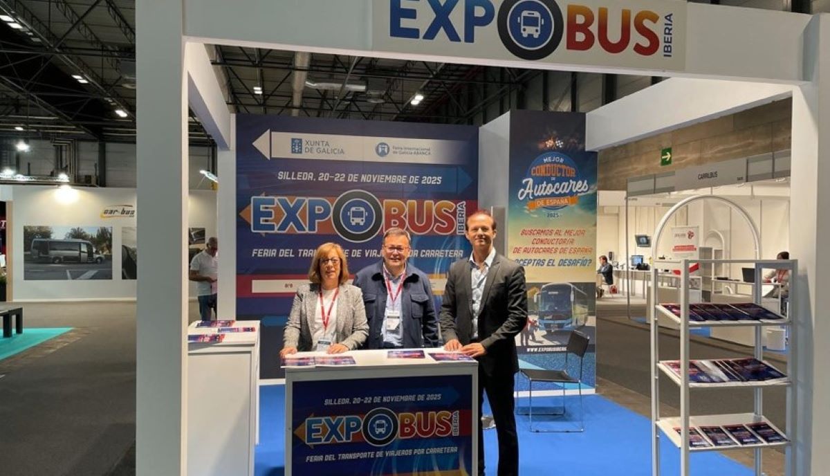 Stand de ExpoBus Iberia en FIAA. Foto: ExpoBus Iberia