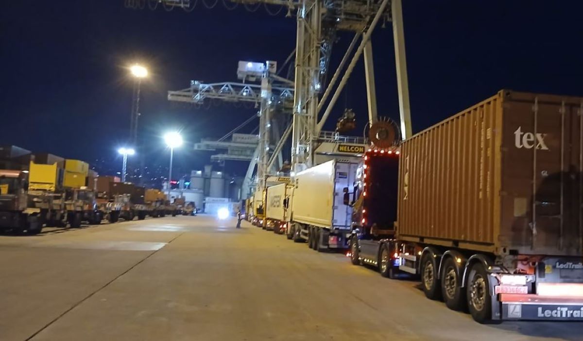Imagen del Puerto de Vigo enviada por un transportista