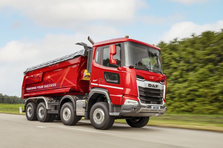 DAF XFC: Camión de construcción irlandés del año 2025