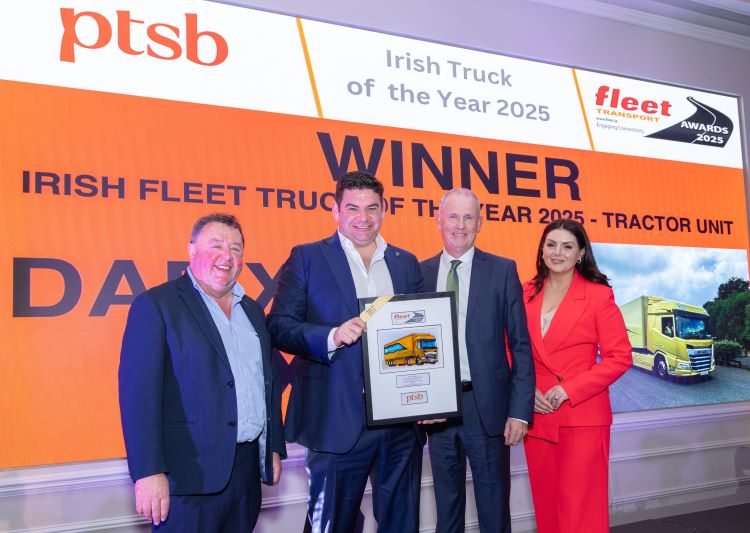 Premio DAF XD 450 FT Camión de la flota irlandesa del año 2025: unidad tractora