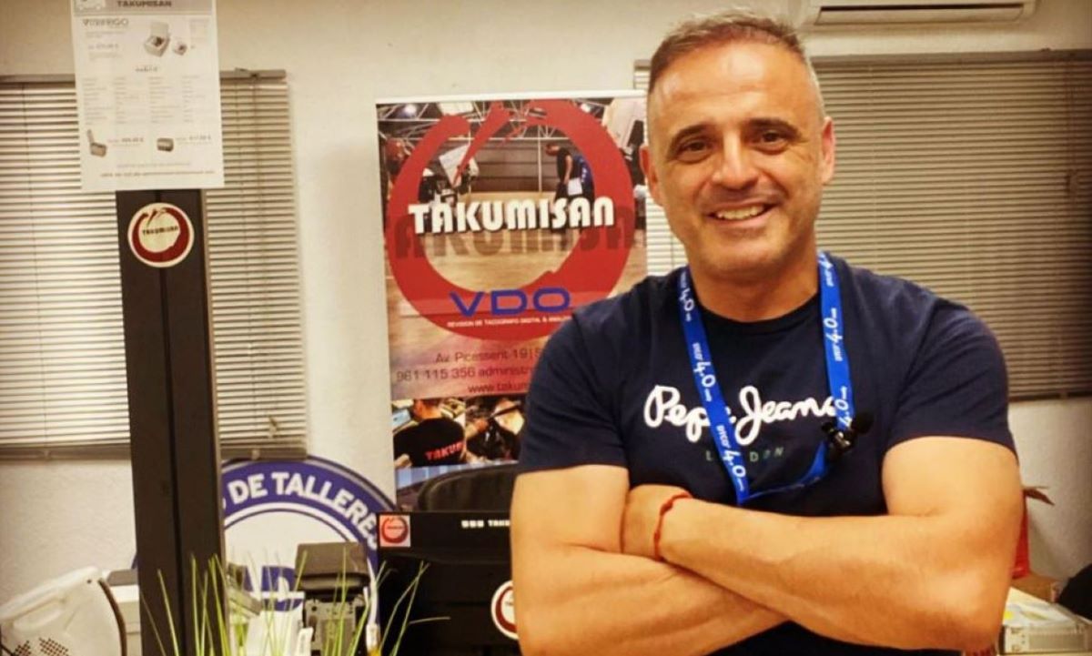 Imagen de Jacinto Copete, propietario de Talleres Takumisan S.L. Foto: Takumisan. S.L.