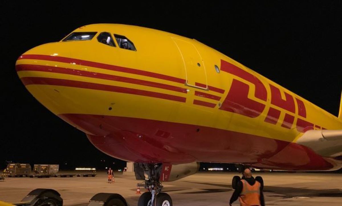 Imagen de archivo de un avión de DHL