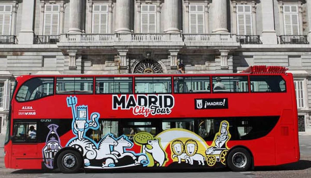 Imagen del autobús turístico de Madrid. Foto: Comunidad de Madrid