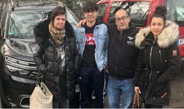 Familia Mateos Hernández emigrantes españoles actuales en Alemania