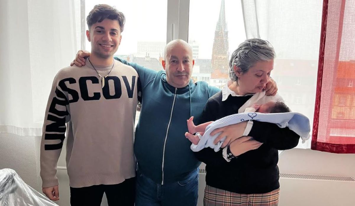 En un español en Alemania aumentamos la familia con Angelo Ares Mateos nacido en Alemania el 23/12/2023 a las 11: 15 de la noche. Fotos: José Mateos Mariscal