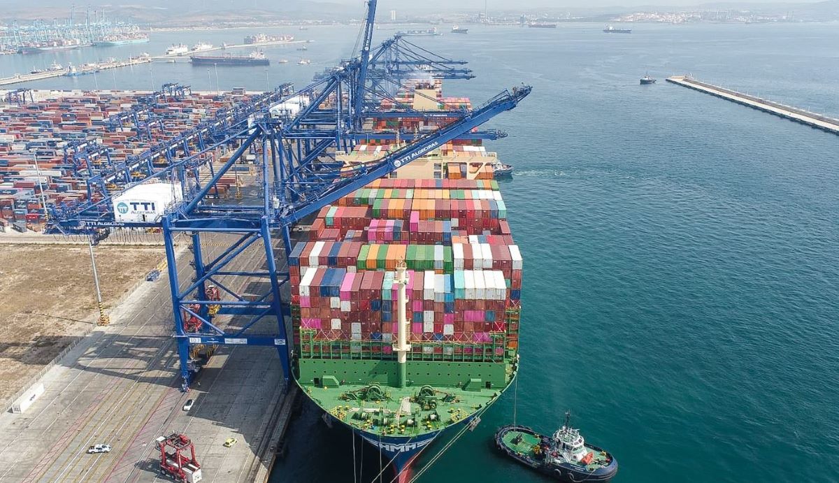 Imagen del Puerto de Algeciras. Foto de archivo
