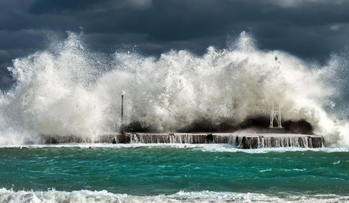 Imagen de temporal marítimo. Foto: Protección Civil